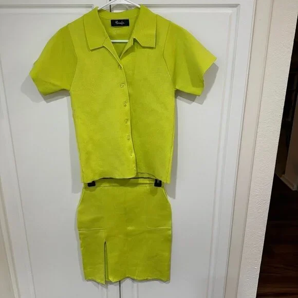 Hanifa Top and Skirt SET I Size XS - Picture 3 of 11